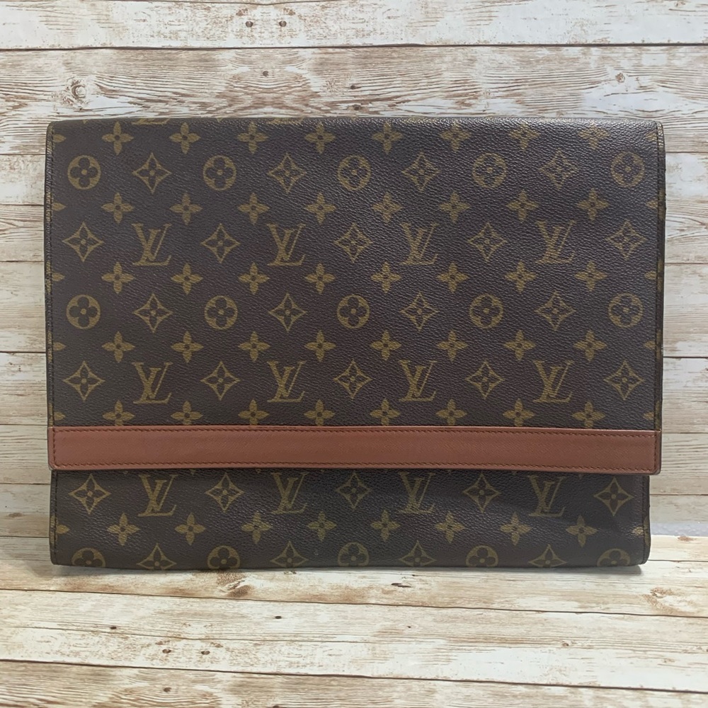 Vintage Porte Document Business Clutch